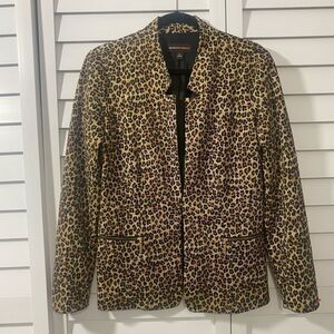 Leopard Print Blazer